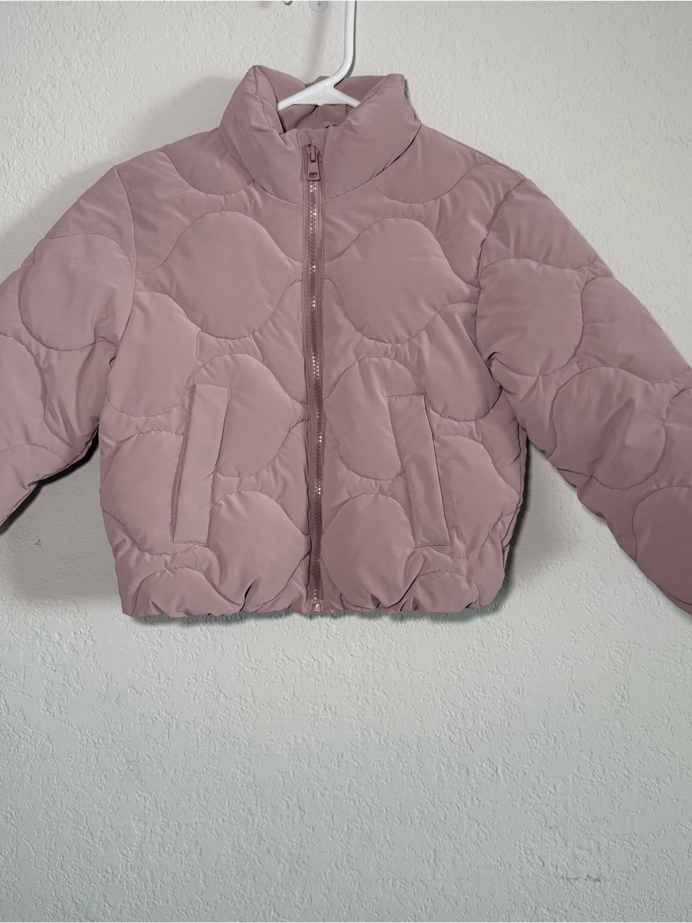 New Zara Puffer Girls 6-7 Years Quilted Jacket Coat Lilac Lavender
